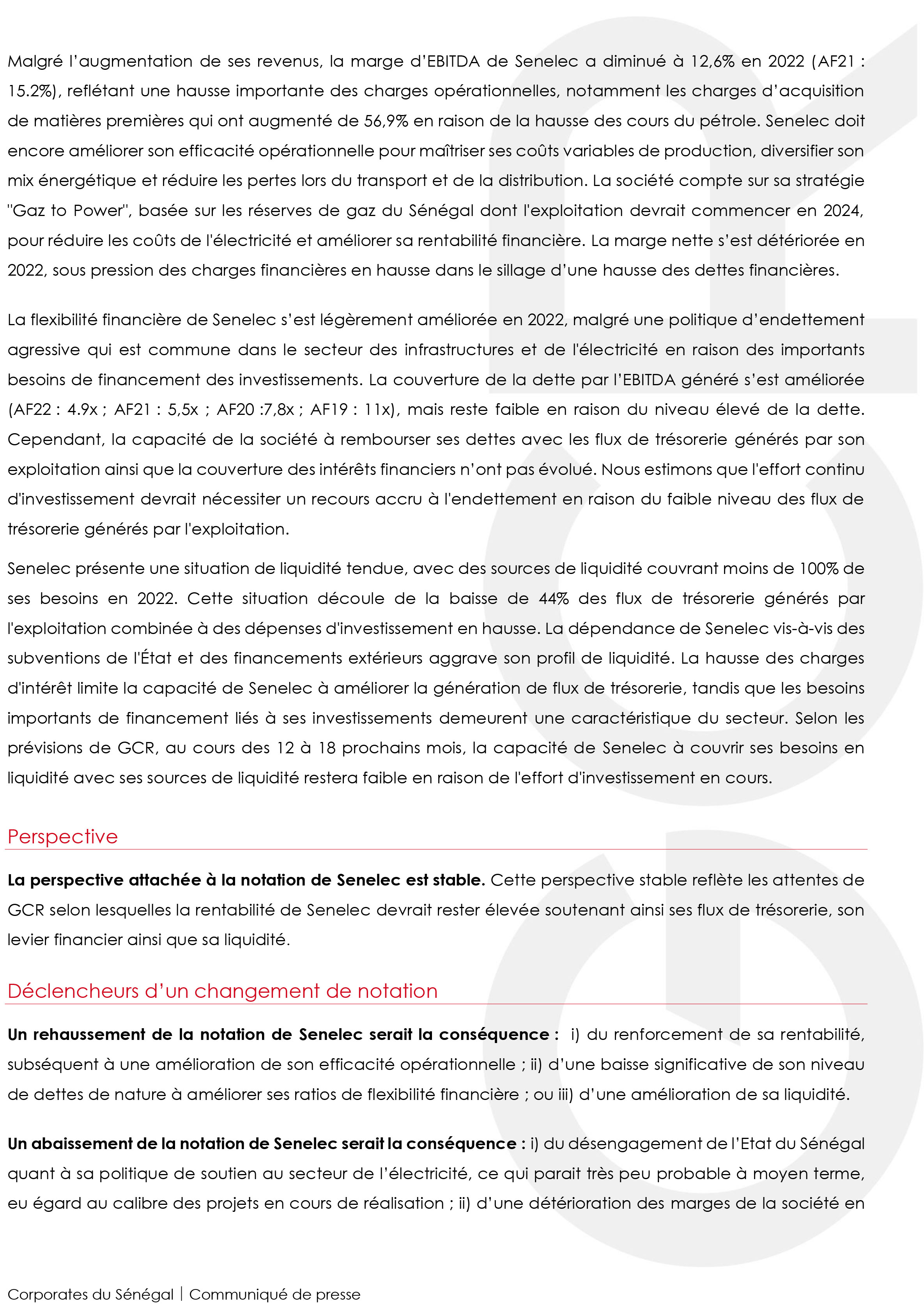 Notation financière page 2
